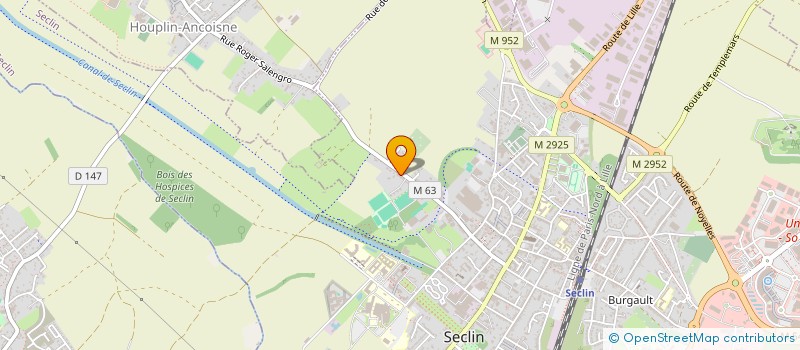 localisation de l'entreprise LES AMIS DE LA RAMIE  SECLIN