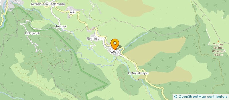 localisation de l'entreprise LES AMIS DE LA RESIDENCE DES QUATRE VALLEES à SAINT-JEAN-DU-CASTILLONNAIS
