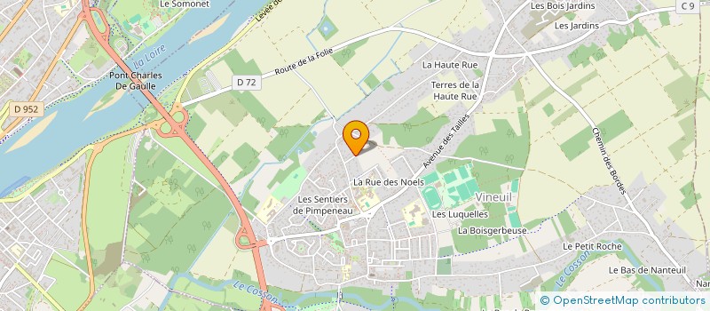 localisation de l'entreprise LES AMIS DE LA ROUTE D'EOLE à VINEUIL