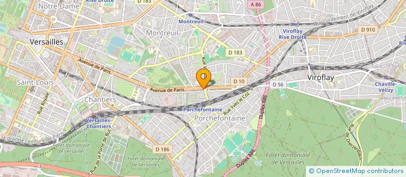 localisation de l'entreprise LES AMIS DE LA RUCHE à VERSAILLES