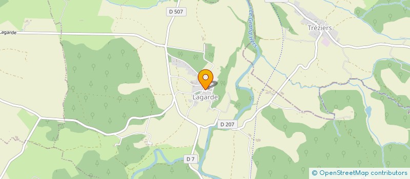 localisation de l'entreprise LES AMIS DE LA RUCHE à LA BASTIDE-DE-BOUSIGNAC
