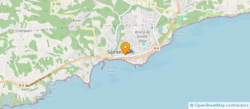 localisation de l'entreprise LES AMIS DE LA SANTE à SAINTE ANNE