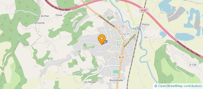 localisation de l'entreprise LES AMIS DE LA SANTE DU LOT ET GARONNE à AGEN