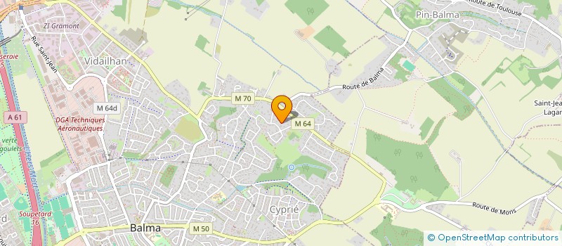 localisation de l'entreprise LES AMIS DE LA SEILLONNE à BALMA