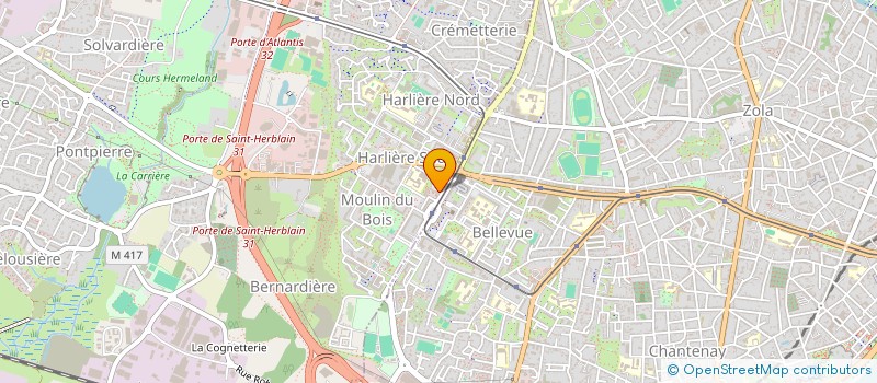 localisation de l'entreprise LES AMIS DE LA SENSIVE à SAINT-HERBLAIN
