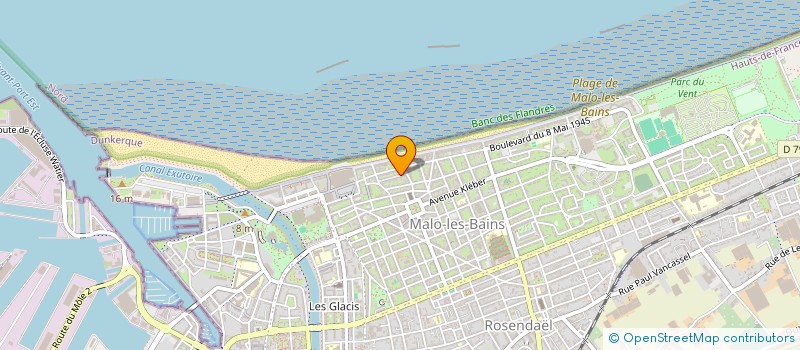 localisation de l'entreprise LES AMIS DE LA SIRENE DE DUNKERQUE à DUNKERQUE