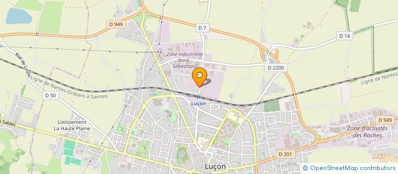 localisation de l'entreprise LES AMIS DE LA SOLIDARITE ET DE L INSERTION à LUCON