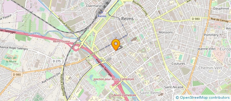 localisation de l'entreprise LES AMIS DE LA SOURCE à REIMS