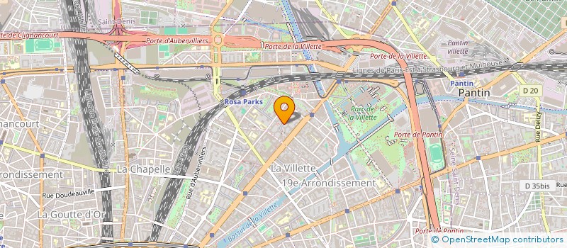 localisation de l'entreprise LES AMIS DE LA SOURCE  PARIS