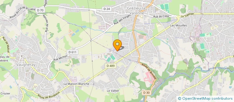 localisation de l'entreprise LES AMIS DE LA TOUR RONDE  GREZIEU-LA-VARENNE