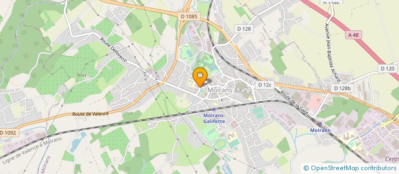 localisation de l'entreprise LES AMIS DE LA VIEILLE EGLISE DE MOIRANS  MOIRANS