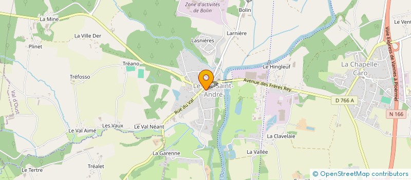 localisation de l'entreprise LES AMIS DE LA VILLEDER  VAL D'OUST