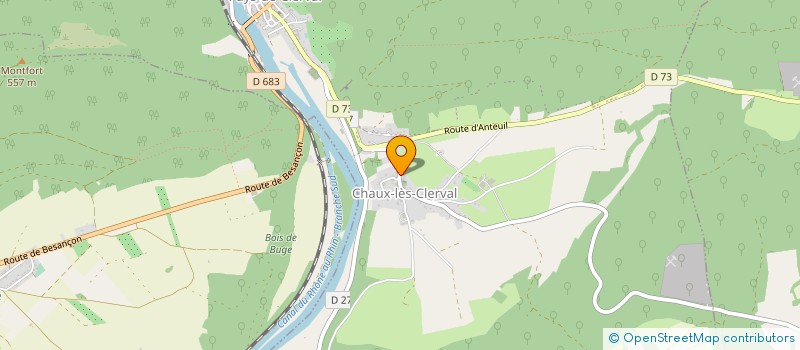 localisation de l'entreprise LES AMIS DE LA VILLEDIEU  GONDENANS-MONTBY