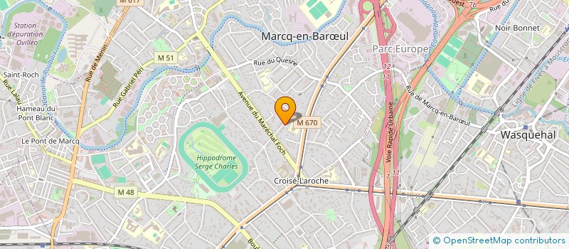 localisation de l'entreprise LES AMIS DE LAM ET KOUCH à MARCQ-EN-BARŒUL