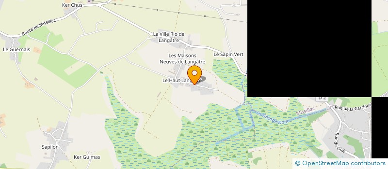 localisation de l'entreprise LES AMIS DE LANGATRE à HERBIGNAC