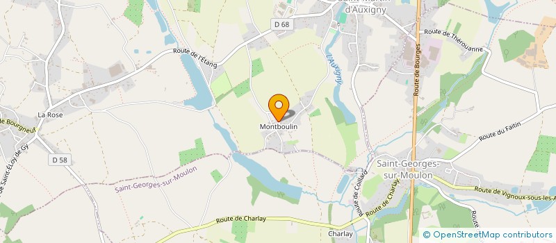 localisation de l'entreprise LES AMIS DE LECOLE PUBLIQUE DE SAINT MARTIN D'AUXIGNY  SAINT-MARTIN-D'AUXIGNY