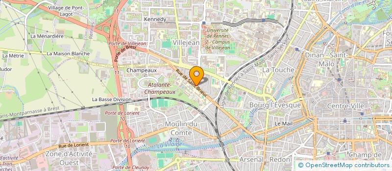 localisation de l'entreprise LES AMIS DE LEON à RENNES