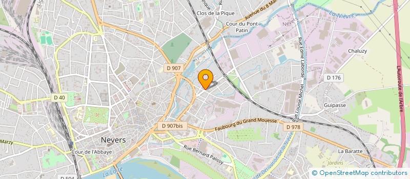 localisation de l'entreprise LES AMIS DE LEON à NEVERS