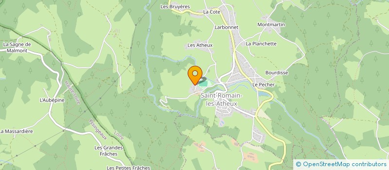 localisation de l'entreprise LES AMIS DE LEONIE  SAINT-ROMAIN-LES-ATHEUX