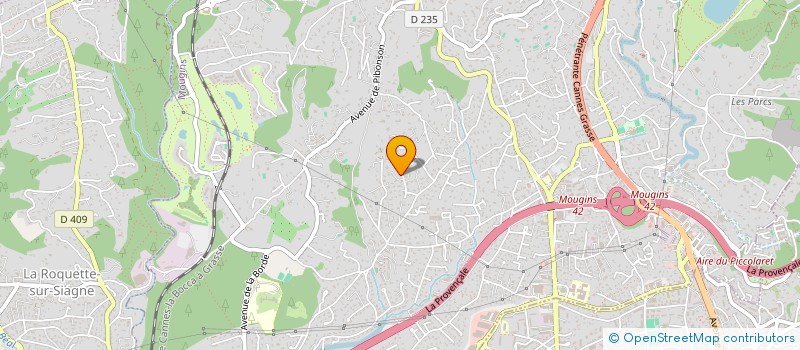 localisation de l'entreprise LES AMIS DE LOLA à MOUGINS