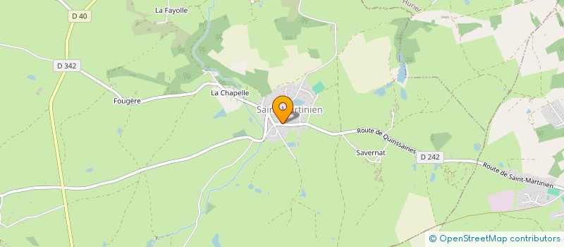 localisation de l'entreprise LES AMIS DE LOUIS 03 à SAINT-MARTINIEN