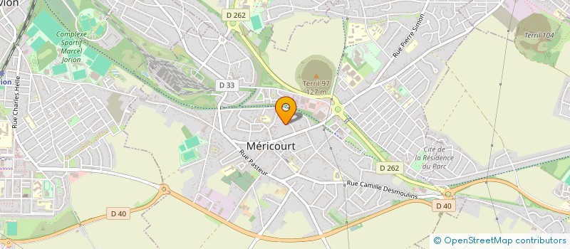 localisation de l'entreprise LES AMIS DE LOUIS ARAGON  MERICOURT