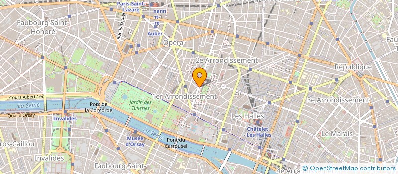 localisation de l'entreprise LES AMIS DE LUCULLUS  PARIS