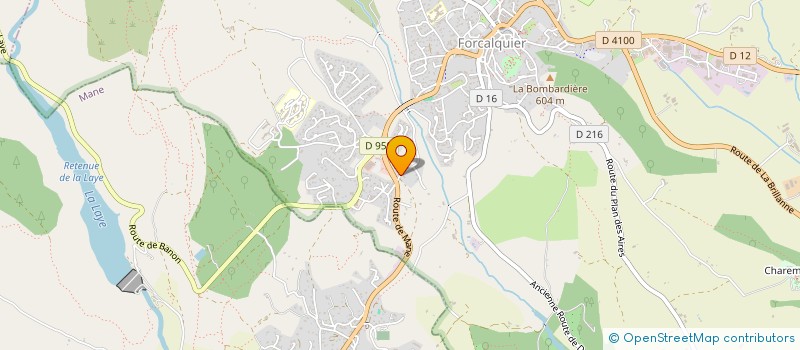 localisation de l'entreprise LES AMIS DE LUCULLUS à FORCALQUIER