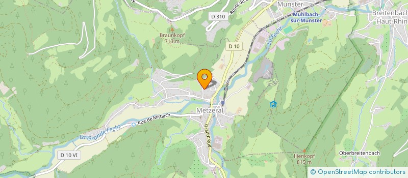 localisation de l'entreprise LES AMIS DE LUISA à METZERAL