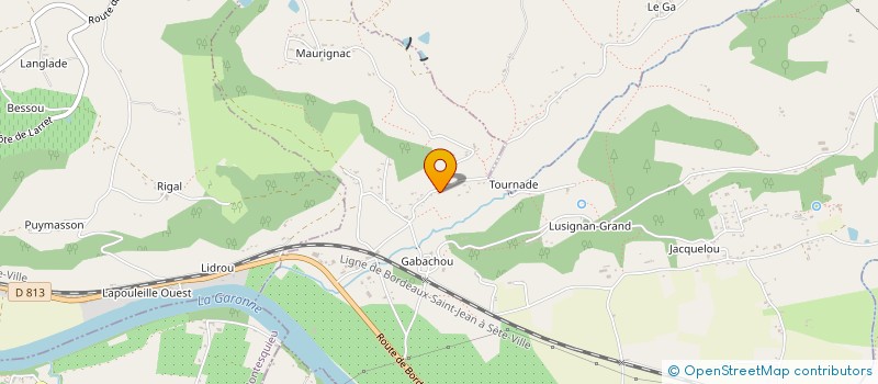 localisation de l'entreprise LES AMIS DE LUSIGNAN GRAND  SAINT-HILAIRE-DE-LUSIGNAN