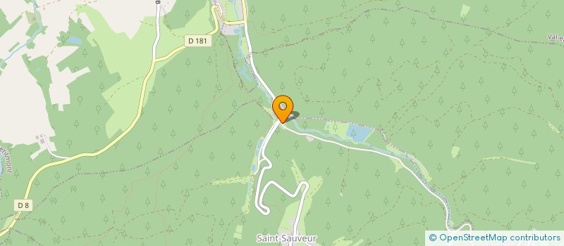 localisation de l'entreprise LES AMIS DE MACHET à SAINT-SAUVEUR
