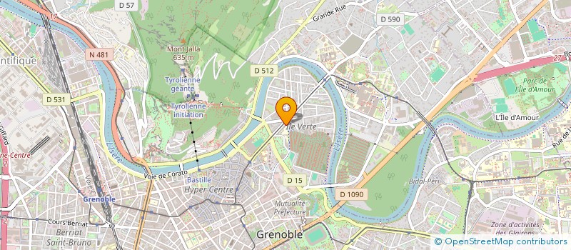 localisation de l'entreprise LES AMIS DE MAITE  GRENOBLE