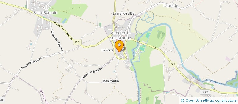 localisation de l'entreprise LES AMIS DE MARCEL MERKES ET PAULETTE MERVAL à AUBETERRE-SUR-DRONNE