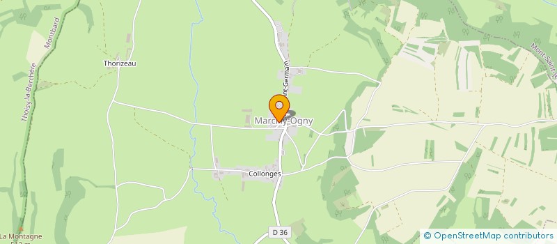 localisation de l'entreprise LES AMIS DE MARCILLY-OGNY  MARCILLY-OGNY