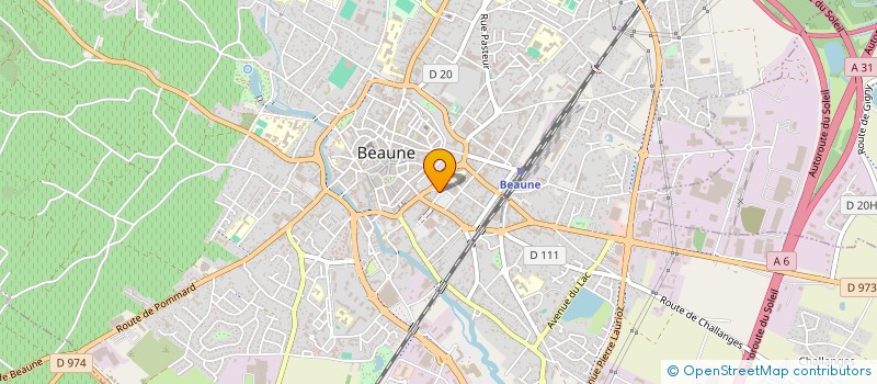 localisation de l'entreprise LES AMIS DE MAREY à BEAUNE