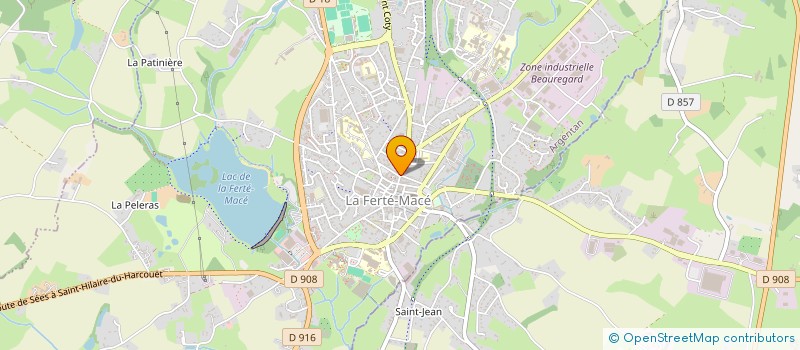 localisation de l'entreprise LES AMIS DE MARIE B à LA FERTE MACE