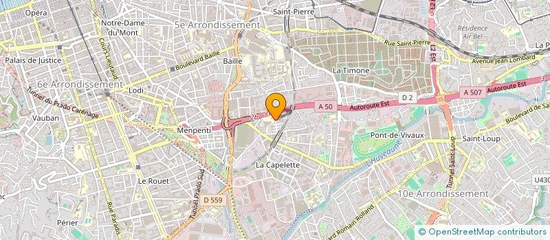 localisation de l'entreprise LES AMIS DE MARKOYE à MARSEILLE 10EME