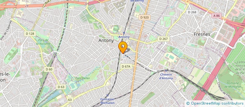 localisation de l'entreprise LES AMIS DE MAURICE EMMANUEL à ANTONY