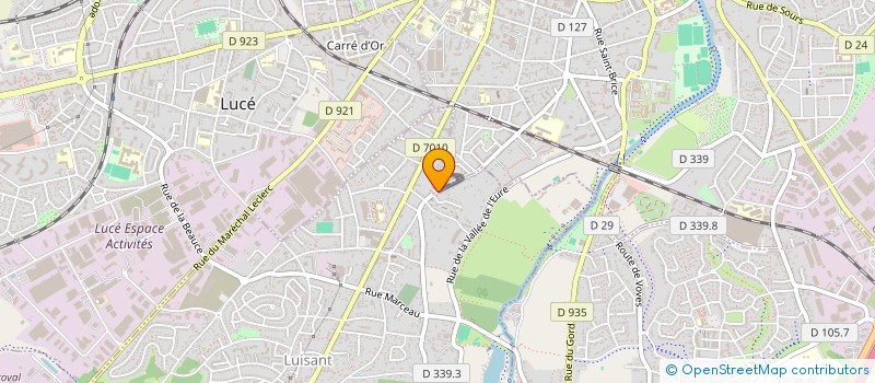 localisation de l'entreprise LES AMIS DE MAUZAIZE à LUISANT