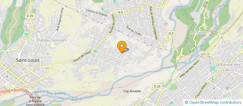 localisation de l'entreprise LES AMIS DE MAX  SAINT-LOUIS