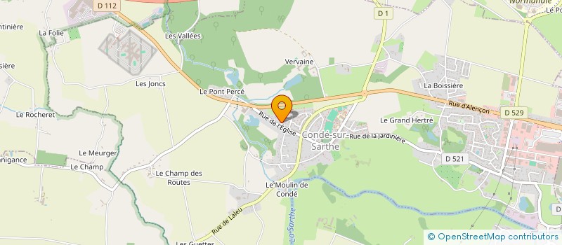 localisation de l'entreprise LES AMIS DE MELI à CONDE-SUR-SARTHE