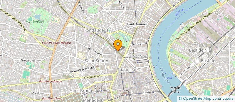 localisation de l'entreprise LES AMIS DE MOLIERE à BORDEAUX