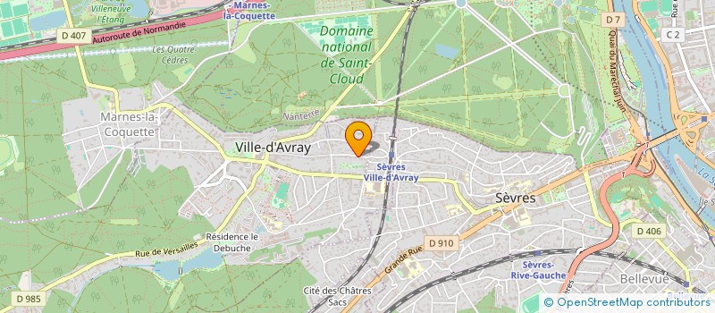 localisation de l'entreprise LES AMIS DE MONSIEUR JACQUET à VILLE-D'AVRAY