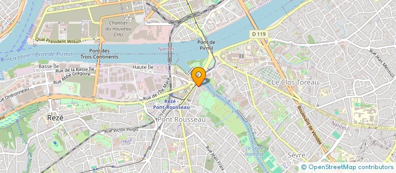 localisation de l'entreprise LES AMIS DE MONSTUDIO.TV à REZE