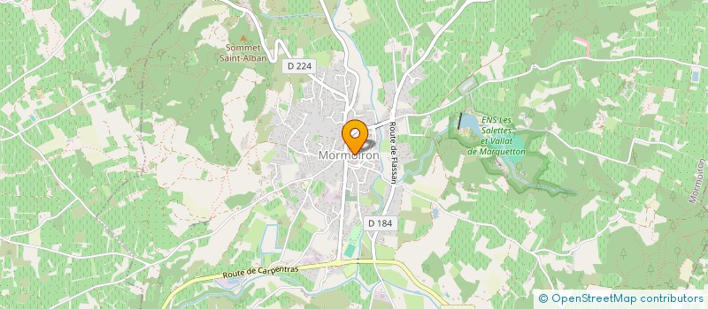 localisation de l'entreprise LES AMIS DE MORMOIRON  MORMOIRON