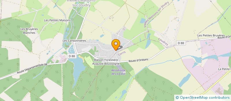 localisation de l'entreprise LES AMIS DE MYRTILLE à VIEILLES-MAISONS-SUR-JOUDRY