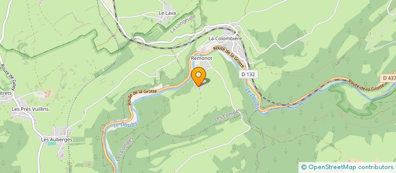 localisation de l'entreprise LES AMIS DE N D DE REMONOT à LES COMBES