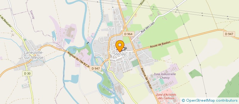 localisation de l'entreprise LES AMIS DE NICOLAS  STENAY