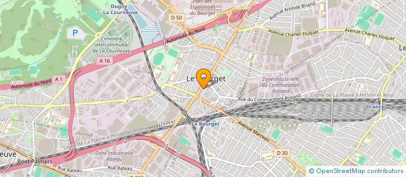 localisation de l'entreprise LES AMIS DE NICOLAS SARKOZY à LE BOURGET