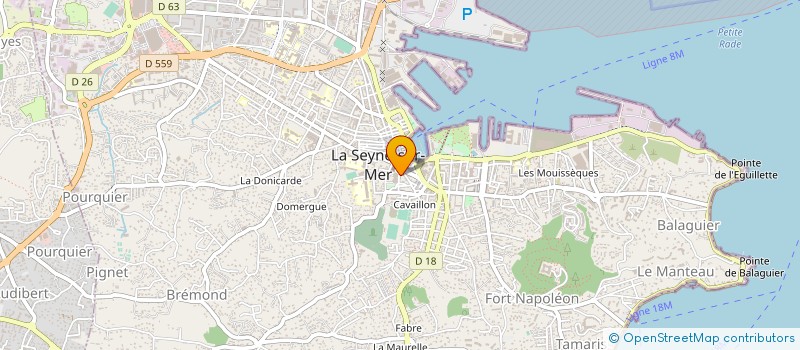 localisation de l'entreprise LES AMIS DE NOTRE DAME DE BON VOYAGE à LA SEYNE-SUR-MER